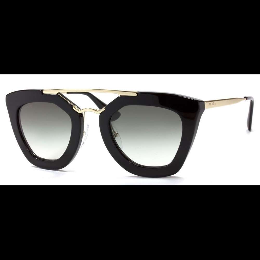 Prada sunglasses SPR09Q black and gold